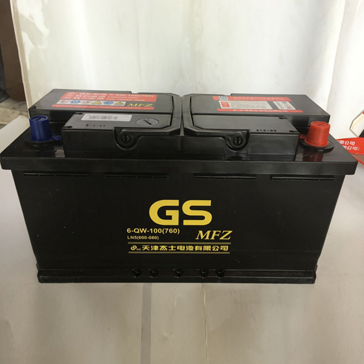 统一12v80ah铅酸蓄电池 LBN4 27-80免维护汽车电瓶