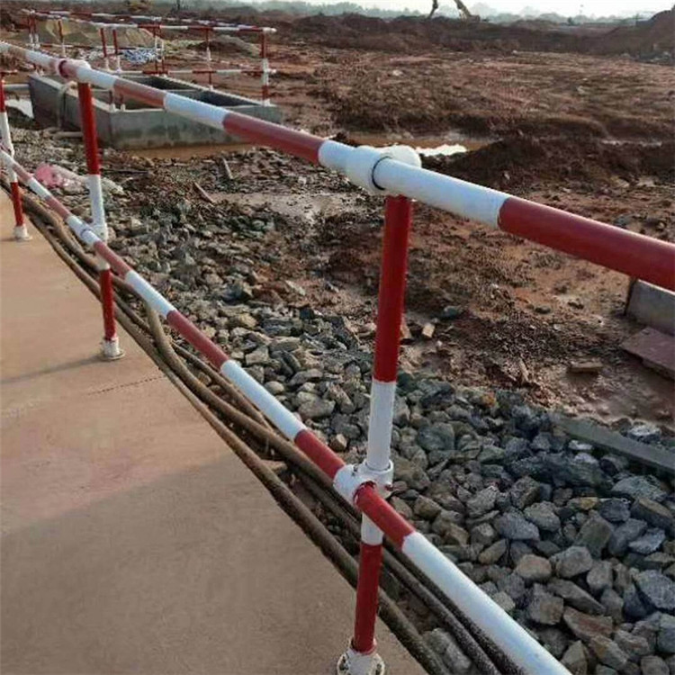 建筑工地楼梯扶手 工地楼梯护栏立杆 定型化楼梯防护栏杆