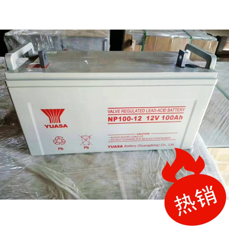 YUASA汤浅蓄电池12V100AH NP100-12 UPS/EPS 铅酸免维护 直流屏 专用电源