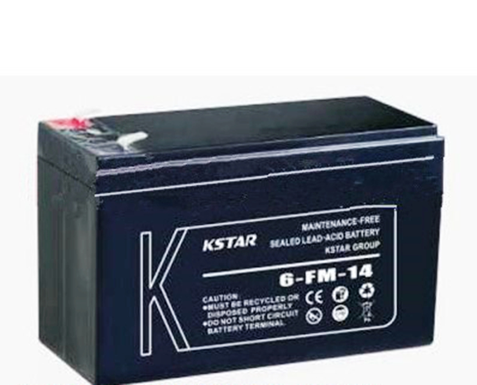 KSTAR科士达蓄电池6-FM-14 12V14AH 小功率UPS电源 监控 门禁 应急蓄电池 包邮