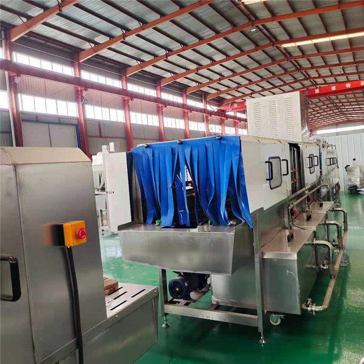 料桶清洗机 粥桶清洗生产线 容器清洗消毒生产厂家