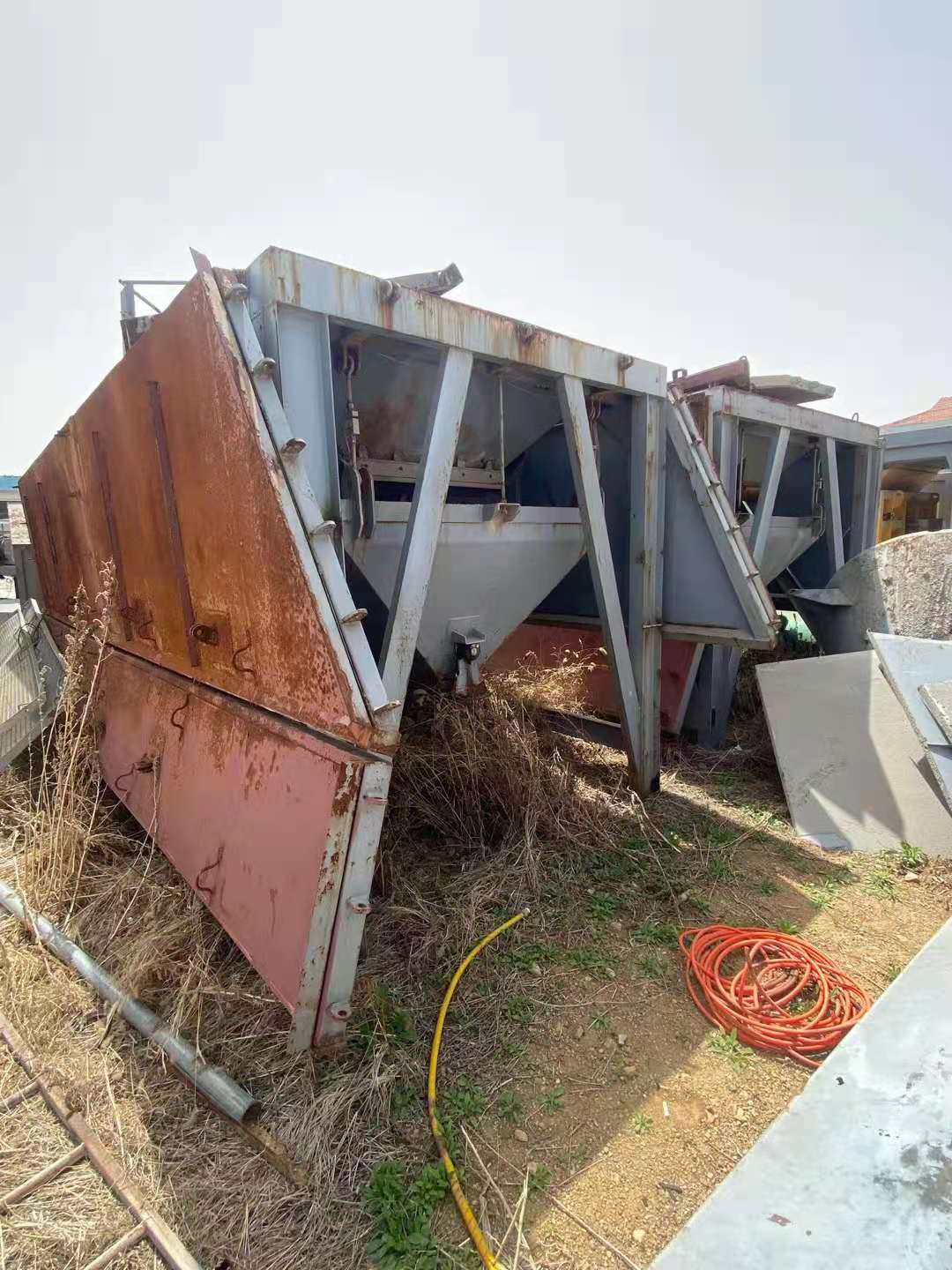 潍坊二手搅拌站 方圆提斗式120  移动搅拌站 选增森机械