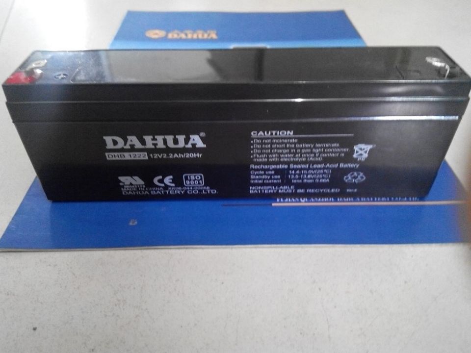 大华DAHUA蓄电池DHB1222 12V2.2AH应急灯设备全新原装