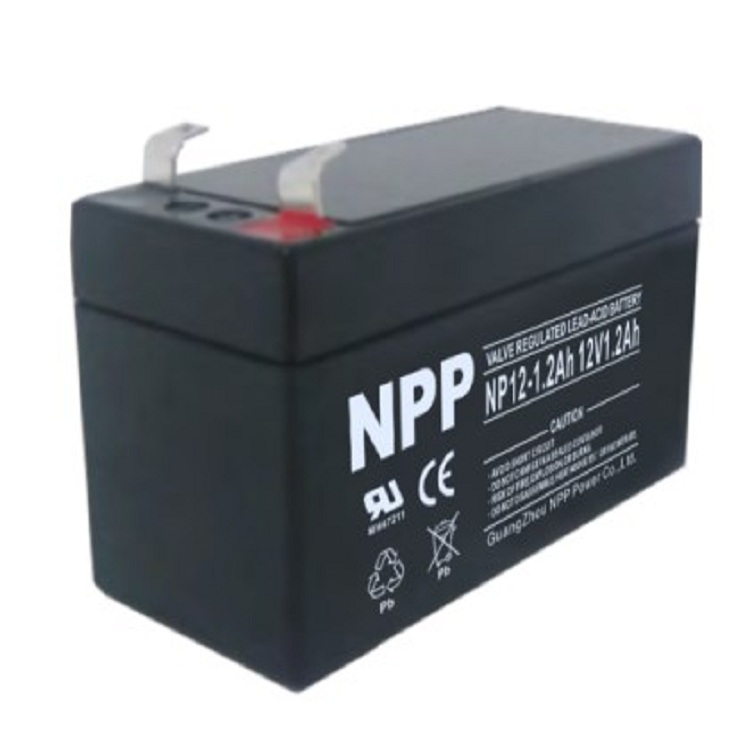 耐普12V1.2AH 铅酸蓄电池 报警器 扩音机/医疗电梯 GPS普通干电池UPS内置电池