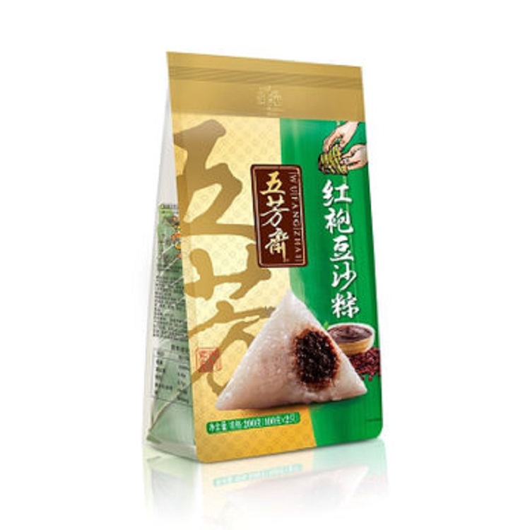 五芳斋粽子 真空100g*2红袍豆沙粽 团购|中高端 浙江粽子厂家 粽子厂家直销