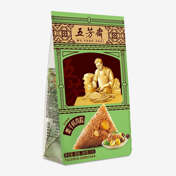 五芳斋粽子 真空140g*2栗子鲜肉粽 团购|中高端 安徽粽子厂家 粽子厂家直销