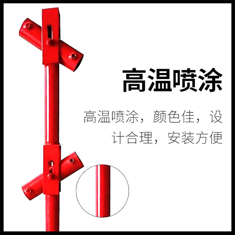 工地临时防护栏立杆 临边楼梯扶手 连接管件定型化 建筑立柱连接件