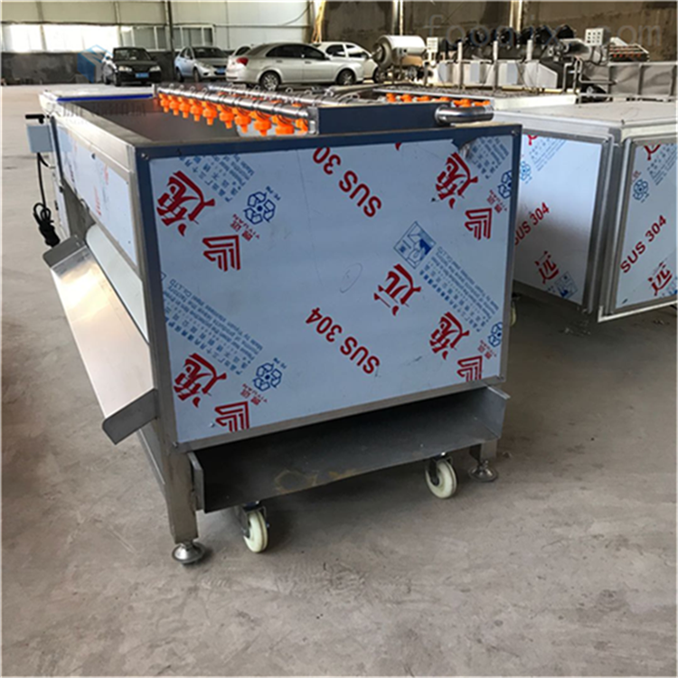商用型刀鱼清洗机 1500型带鱼清洗设备价格 油炸刀鱼前期加工生产线