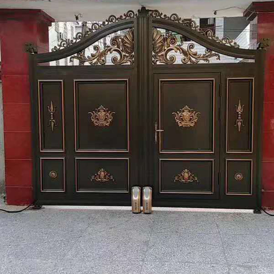 江锐铝艺大门  现代铝艺大门  不生锈 不掉色 使用长久