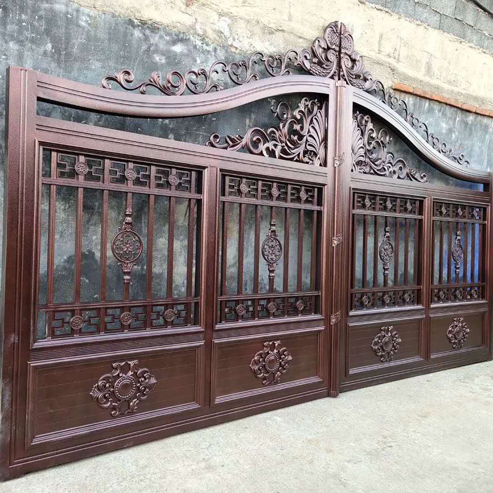 江锐铸铝大门  别墅豪华铝艺大门  款式多样，可来图定制