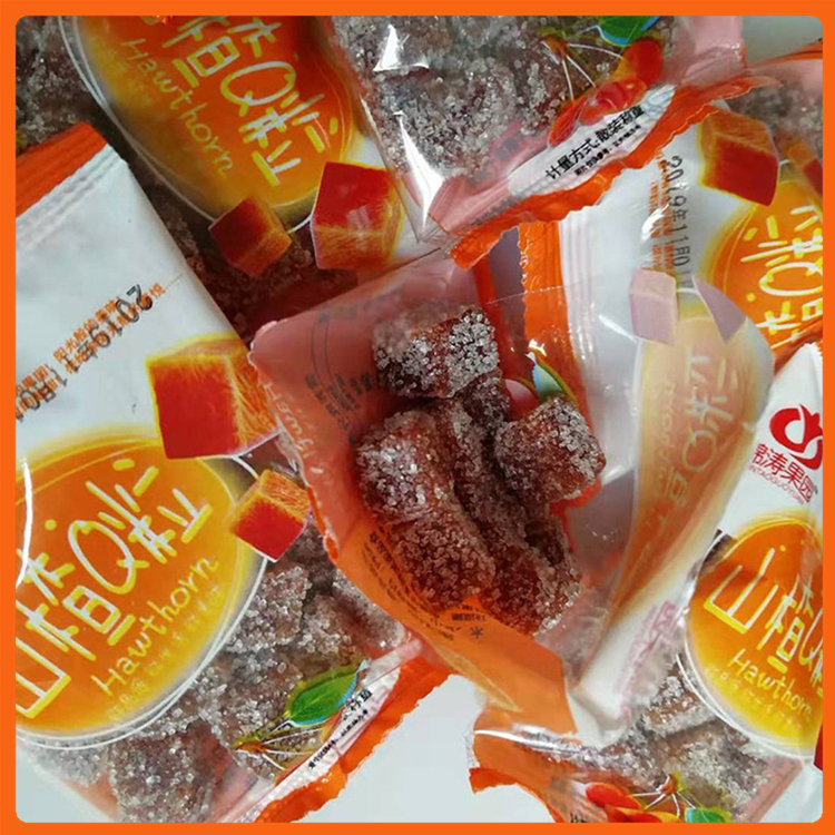 山东山楂制品 称重山楂粒 酸甜好吃 山楂Q粒生产厂家