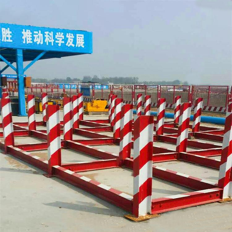 永邦建筑  贵州 建筑用钢筋堆放架  钢筋材料堆放平台  施工工地现场工字钢材料摆放平台