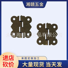 腾鸿 仿古蝴蝶小合叶 花边铰链木盒 柜子五金配件