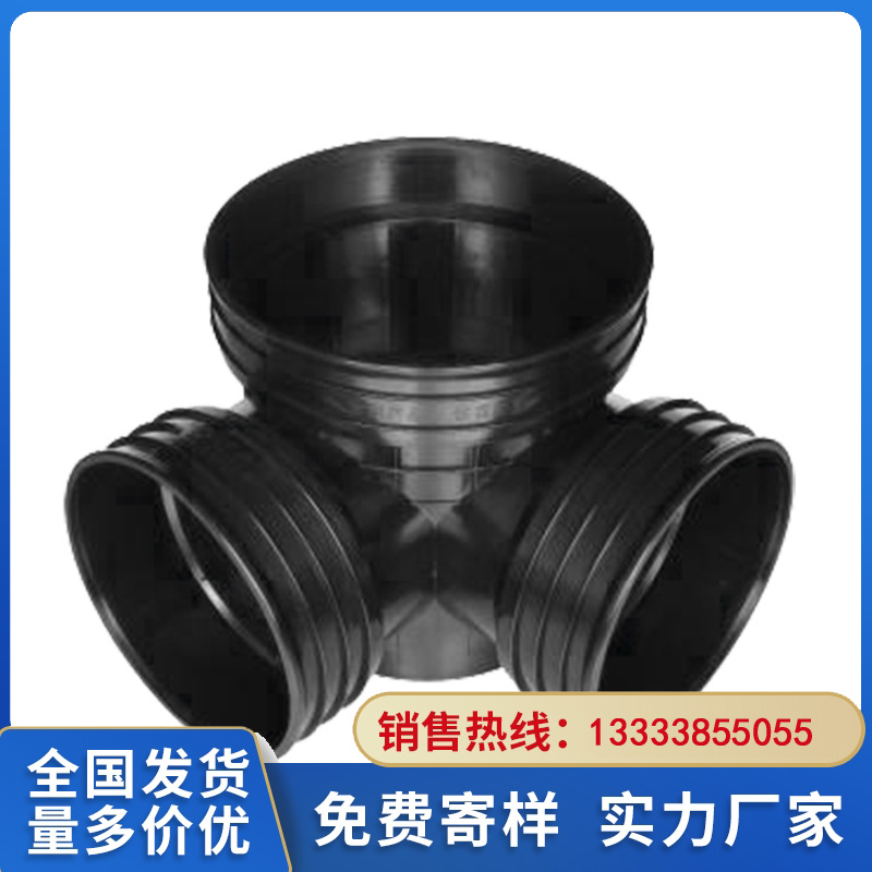 双壁波纹管sn4和sn8壁厚标准抗压力强欢迎来厂考察
