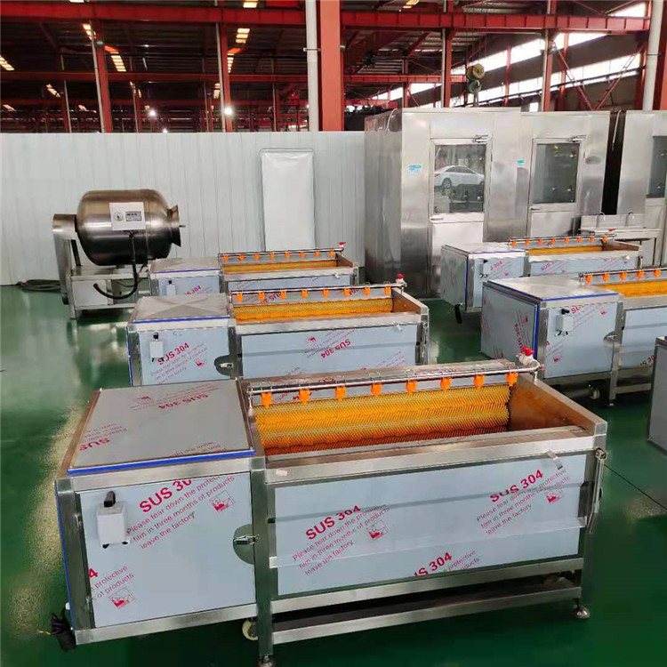 葛根清洗机批发价格 根茎类清洗机供应厂家 毛刷辊清洗机图片
