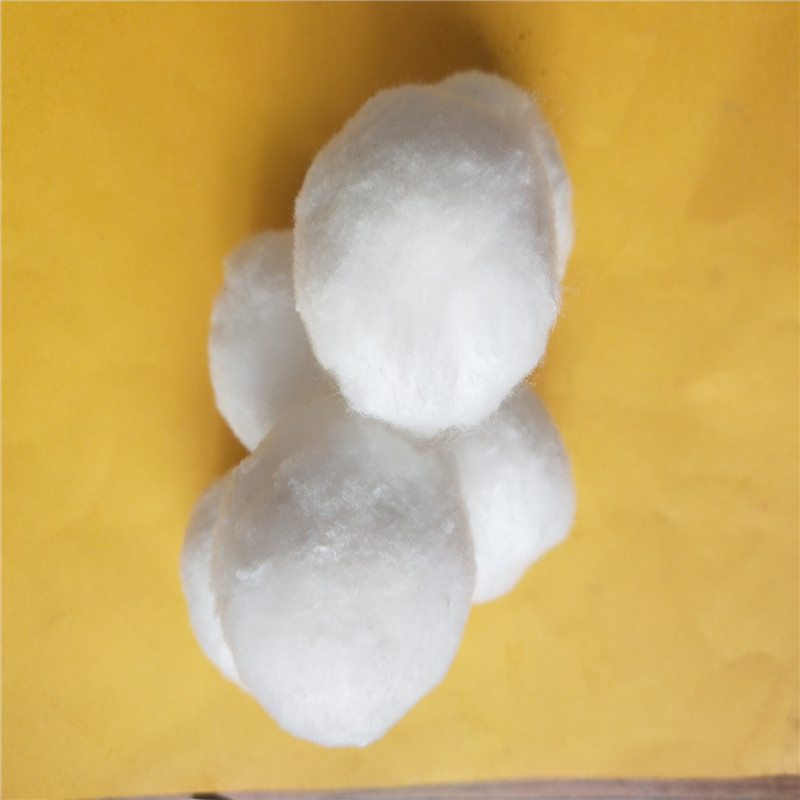 纤维球滤料 纤维球滤料厂家 生活用水回收利用细丝纤维球填料