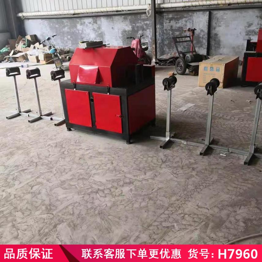 润创钢筋除锈机 管子除锈机器 全自动钢管除锈机货号H7960
