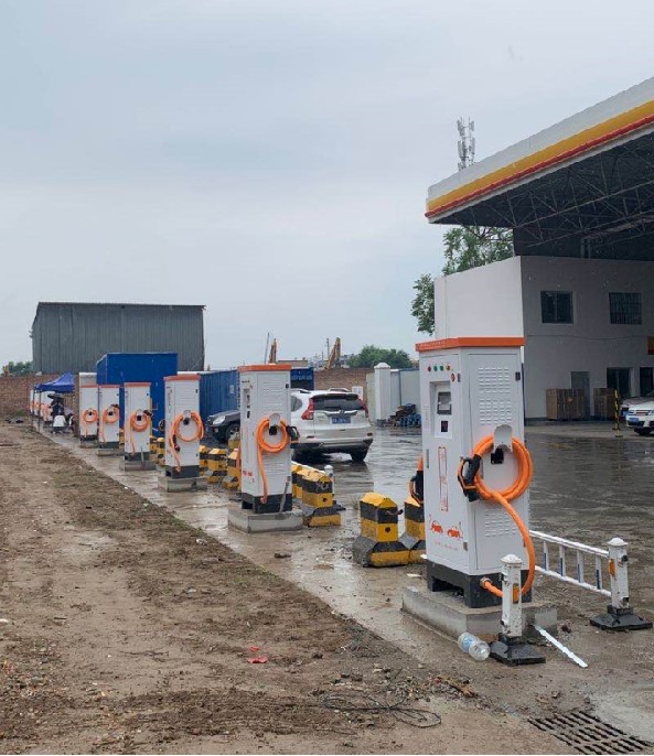 120KW直流双枪充电桩 60KW直流双枪充电桩 智能充电桩安装充电站