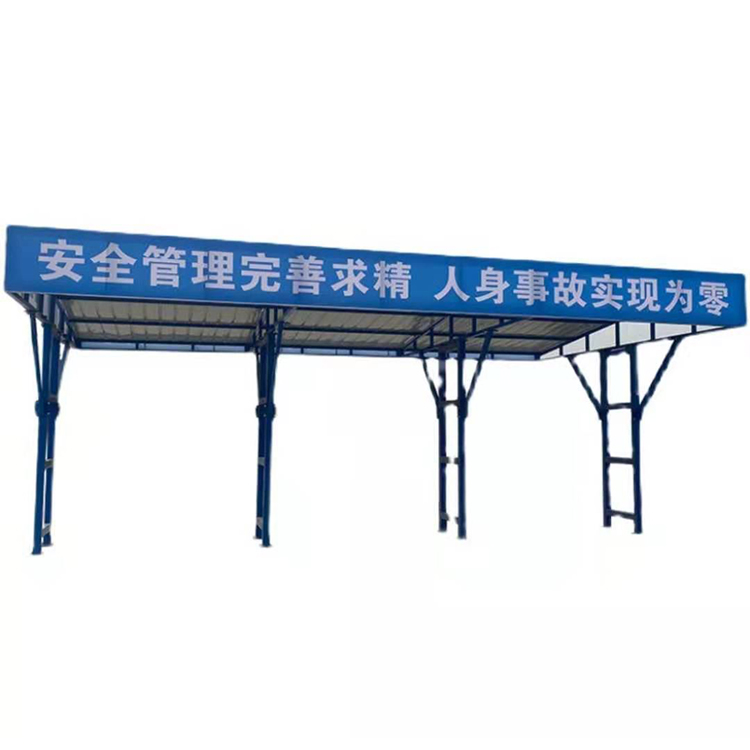 永邦供应 浙江 施工双层钢筋加工防护棚  标准化钢筋加工防护棚  工地钢筋加工棚