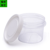 厂家直销一次性圆形塑料透明加厚密封汤碗汤杯400/500/700ml旋转盖打包盒