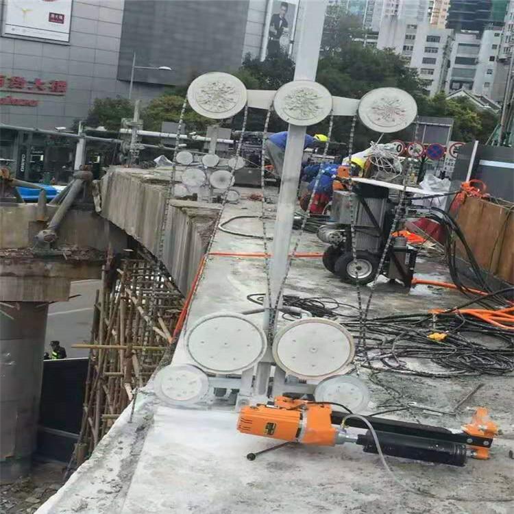 称重墙切割拆除 临时支柱切割拆除 切房顶
