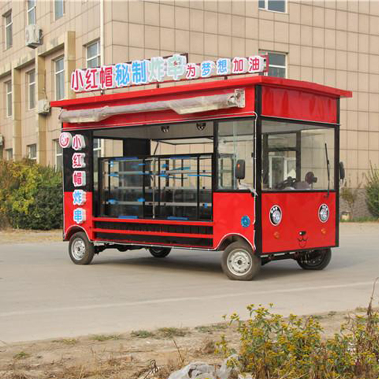 商丘多功能小吃车 移动餐车 无动力拖车 定做加工餐车