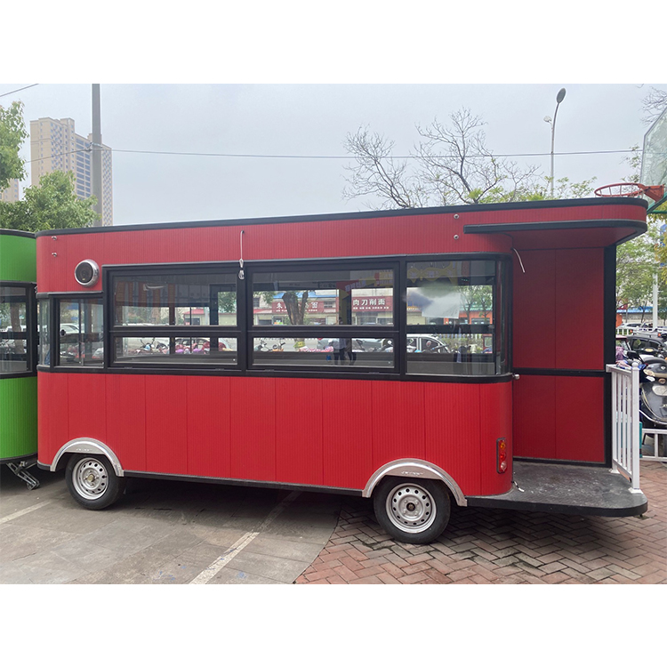 郑州移动摆摊车 流动快餐车 四轮电动餐车厂家