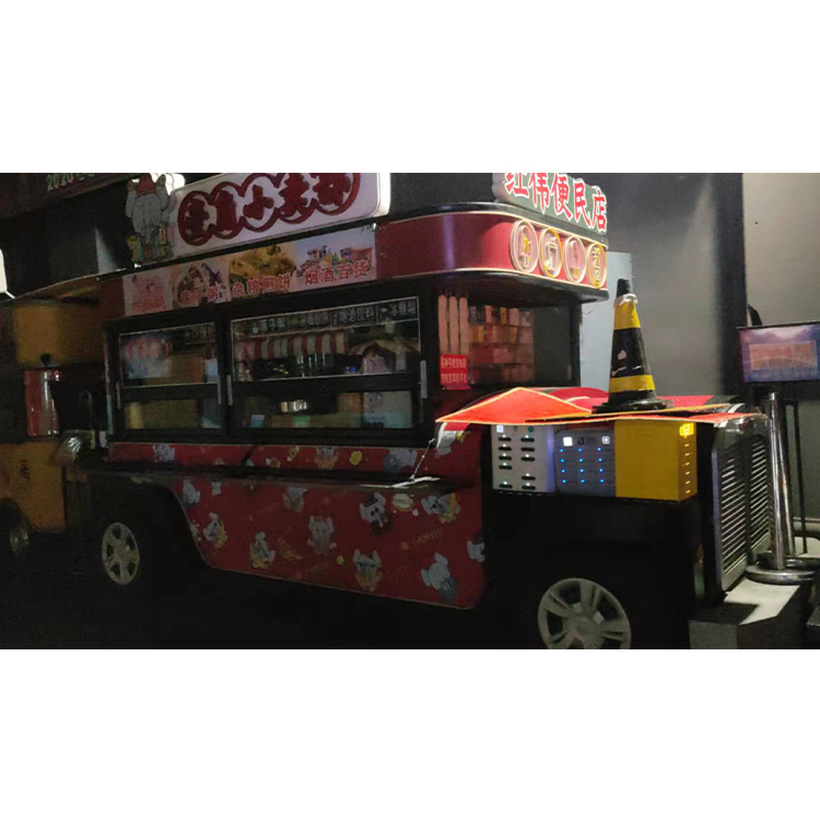 电动灯笼型餐饮车 电动快餐车 电动四轮广告车哪有卖的