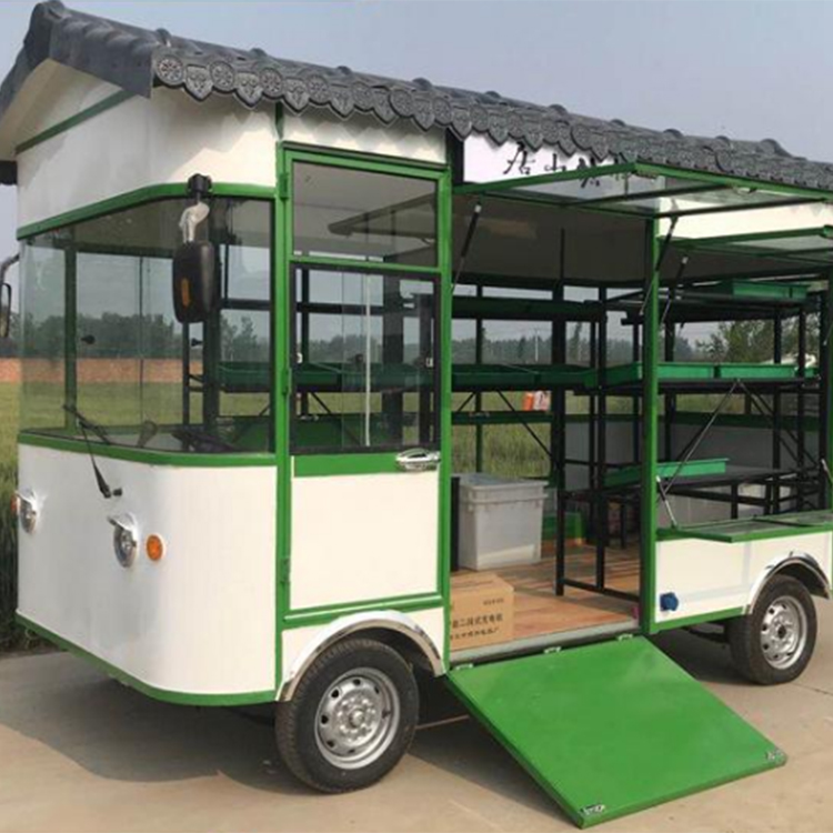 河南街景餐车 电动小吃餐车 馍菜汤快餐车 厂家供应