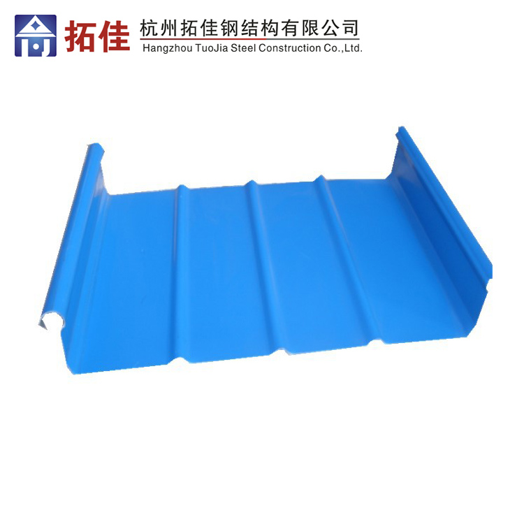 全国物流货运项目现场加工拓佳YX65-460铝镁锰板设备