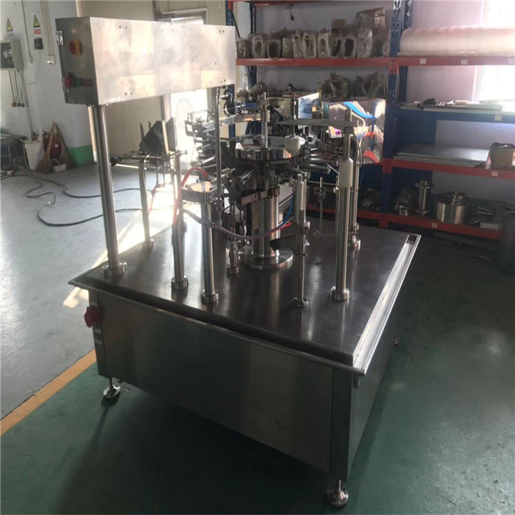 自动投料给袋式包装设备支持非标定制  节省人力  全自动给袋真空包装机