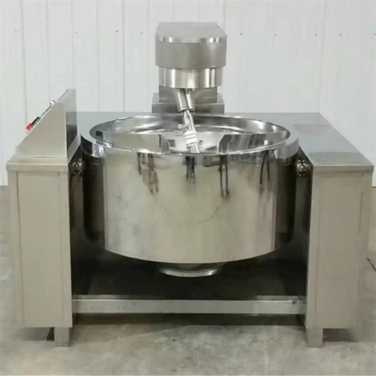 全自动行星搅拌夹层炒锅 中央厨房辣椒酱炒锅 酱料加工炒锅设备