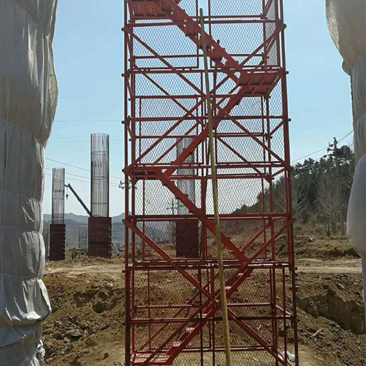 现货供应 建筑安全爬梯 桥梁施工安全爬梯 75型安全爬梯 来电咨询