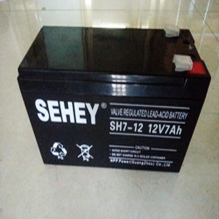 西力蓄电池12V7AH SH7-12报警器 计算机 消防主机直流屏 信号塔UPS内置电源 照明