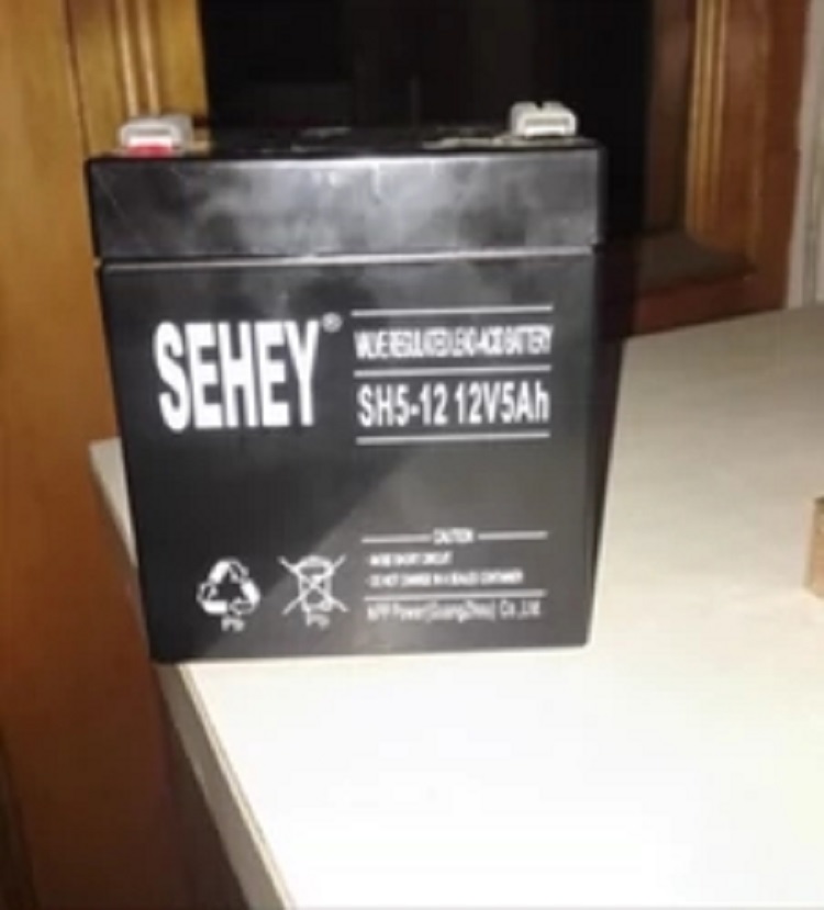 SEHEY西力蓄电池SH5-12 12V5Ah铅酸免维护阀控密封式 信号塔UPS内置电源 