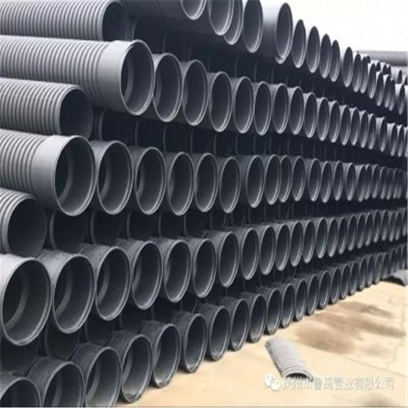 南阳大口径防腐蚀pe双壁波纹管价格源头好货_货源充足