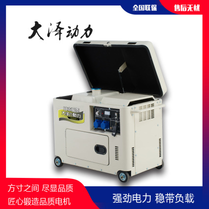 大泽动力品牌 6kw柴油发电机防火性好 质量保障