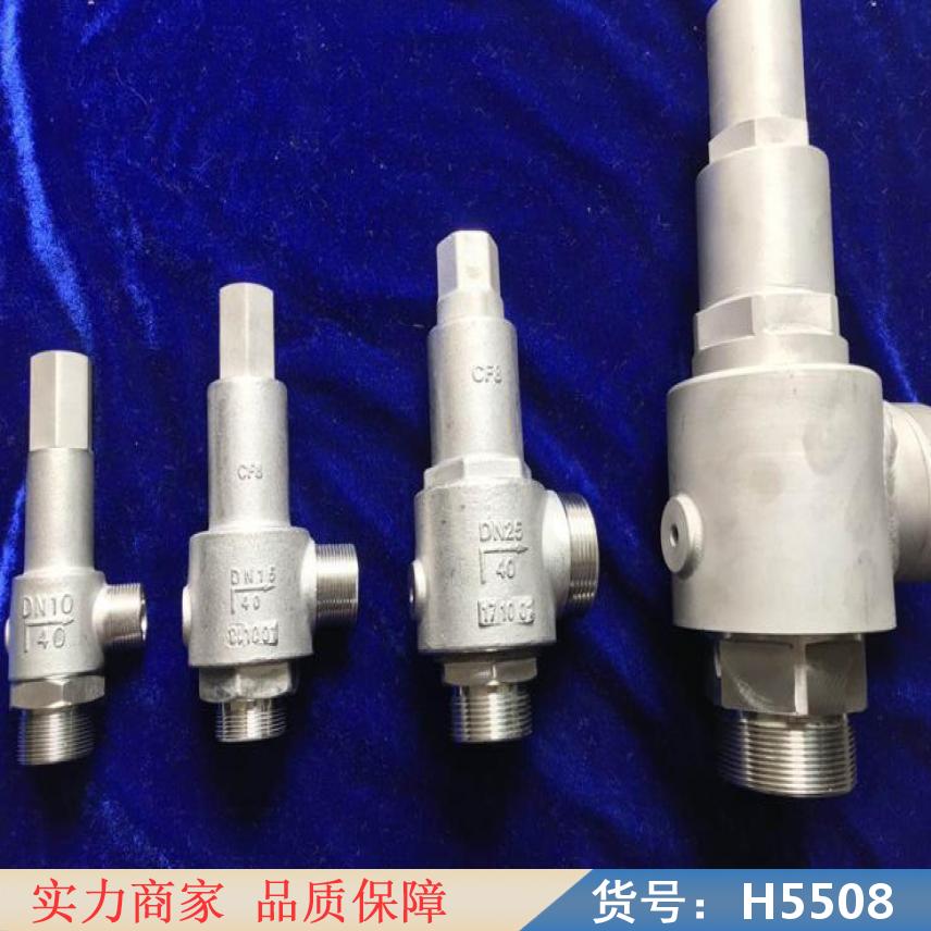 慧采先导式安全阀 空压机安全阀 不锈钢安全阀货号H5508