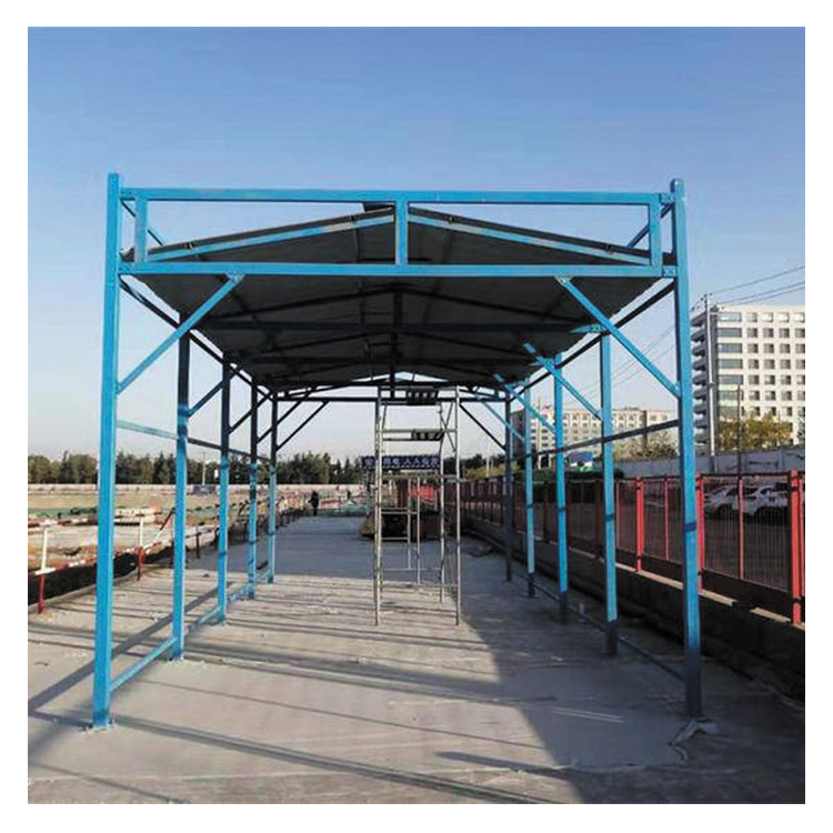永邦现货销售  云南  施工标准化木工加工棚   工地用钢筋加工防护棚  木工加工棚