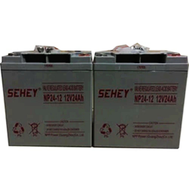 SEHEY西力蓄电池12V24AH NP24-12铅酸免维护UPS直流屏通讯消防控制器 门禁 童车 