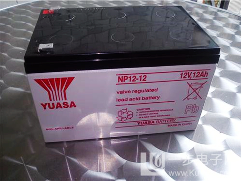 汤浅免维护蓄电池UPS电源NPH12-12卷帘门12V12AH消防主机 路灯 照明 门禁安防专用电瓶
