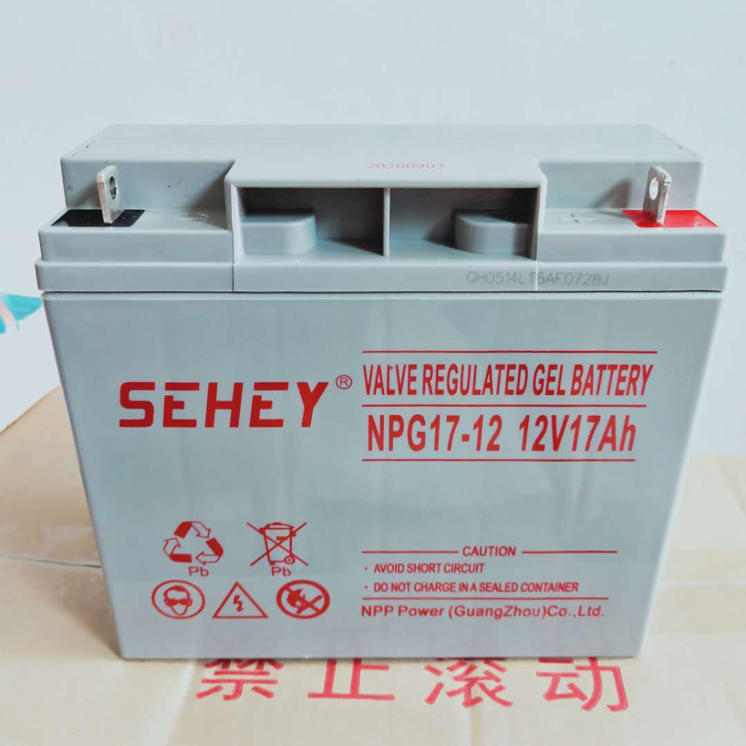 西力蓄电池NPG17-12 12V17AH铅酸免维护UPS直流屏EPS电源 应急照明 计算机设备门禁