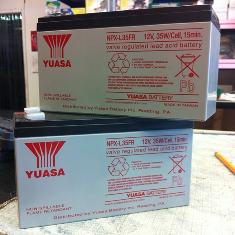 汤浅/YUASA NPX-L35FR 12V35AH/12V7.2AH电子仪器/船舶设备直流屏蓄电池