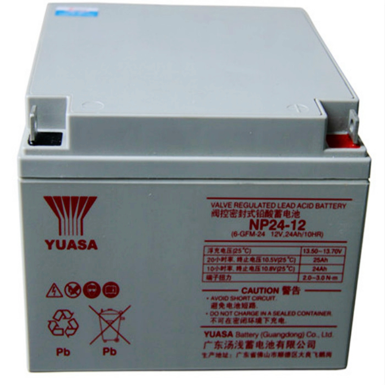YUASA汤浅蓄电池12V24AH 计算机 NP24-12 UPS\EPS\直流屏 专用电瓶 现货
