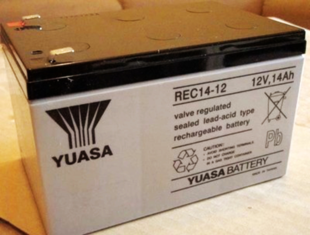 YUASA汤浅蓄电池REC14-12 12V14AH电子设备 仪器仪表 UPS/EPS专用电源免维护