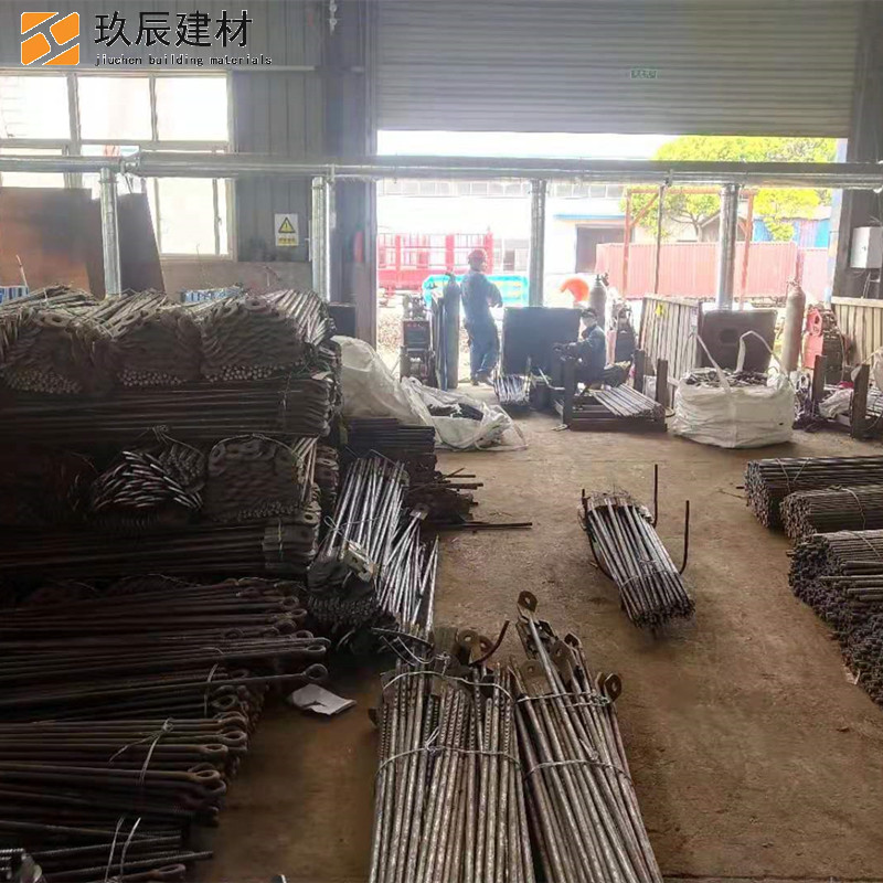 玖辰建材 脚手架配件 工字钢悬挑梁栏杆 上下支撑拉杆 封闭式悬挑架斜拉杆