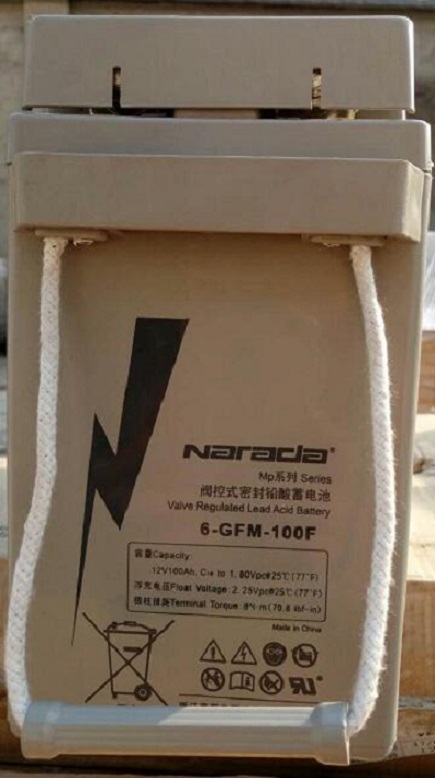 南都Narada蓄电池6-GFM-100F 12V100Ah免维护UPSEPS太阳能基站通信用包邮