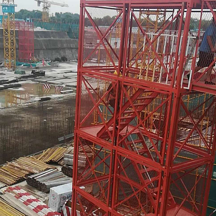 框架式桥梁施工安全梯笼 重型梯笼 地铁施工安全梯笼 来电订购