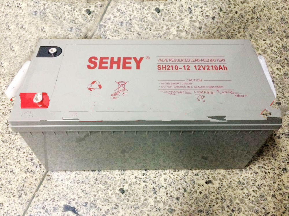 SEHEY西力蓄电池12V210AH NPG210-12铅酸免维护UPS太阳能 发电站 电信设备 