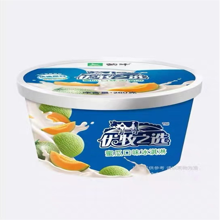 优牧之选蜜瓜口味冰淇淋 冰淇淋冷饮批发 欢迎选购